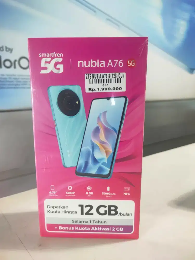 ZTE Nubia A76 8/128gb ATLANTIS DAHSYAT