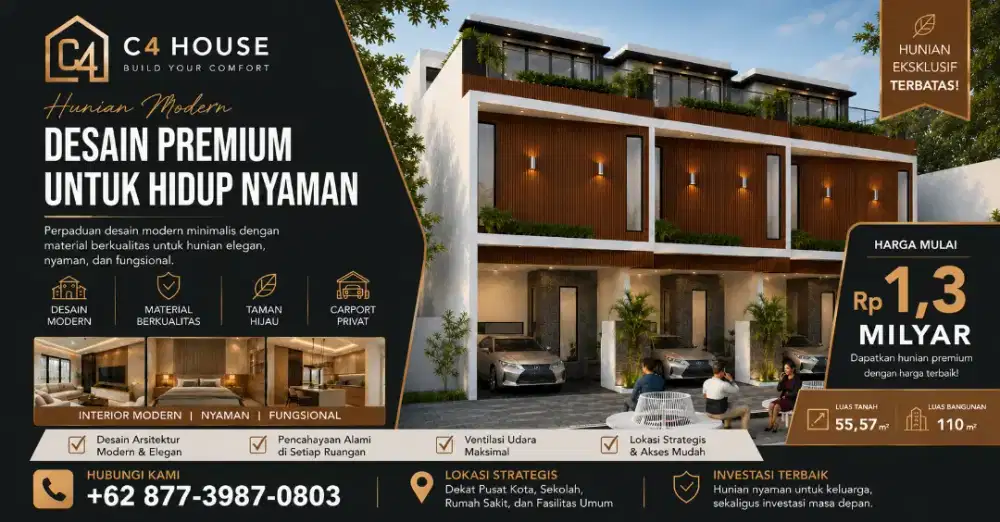 Rumah Inden Jagakarsa Jakarta Selatan Harga Mulai 1,3 Miliar