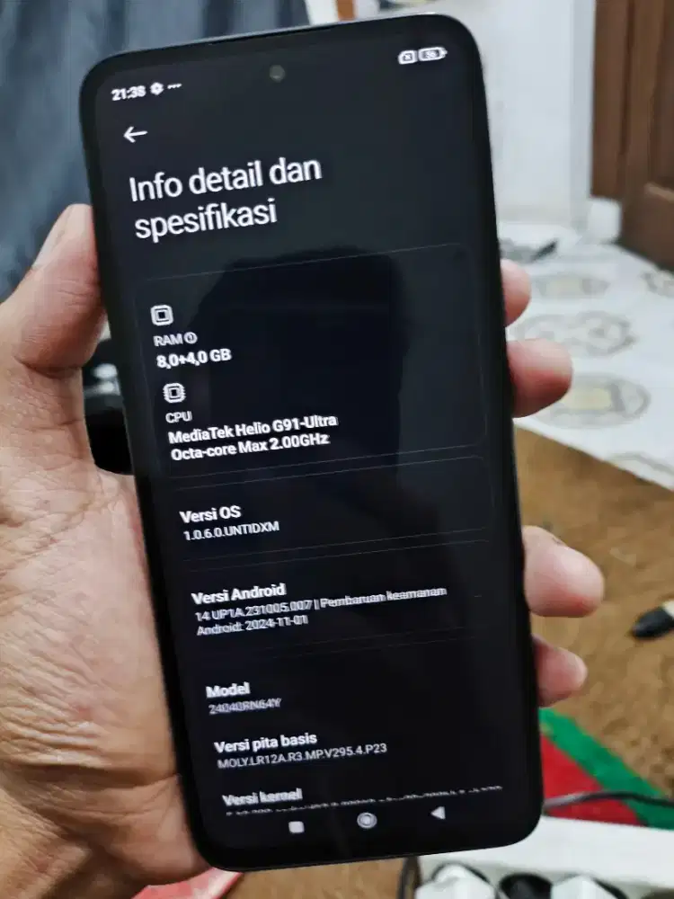 Xiomi redmi 13 ram 8/256Gb istimewa super mulus like new no minus