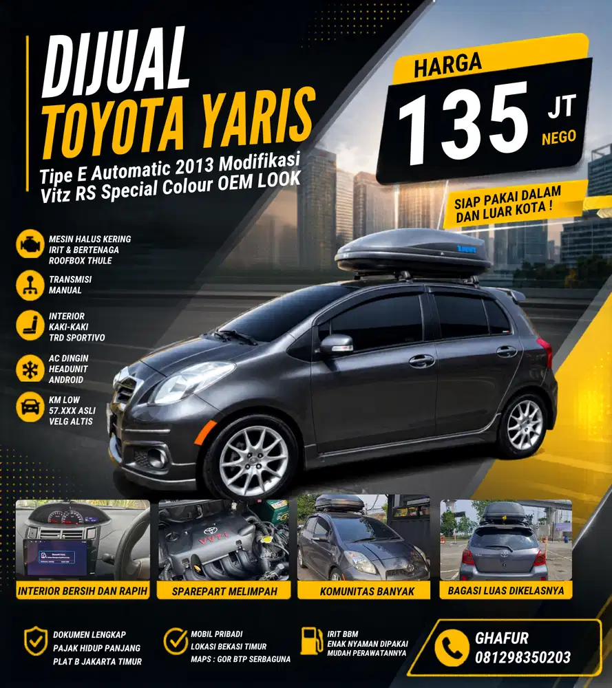 Toyota Yaris 2013 Bensin