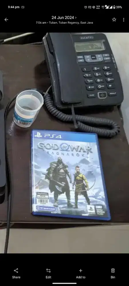 Kaset PS4 God of War Ragnarok