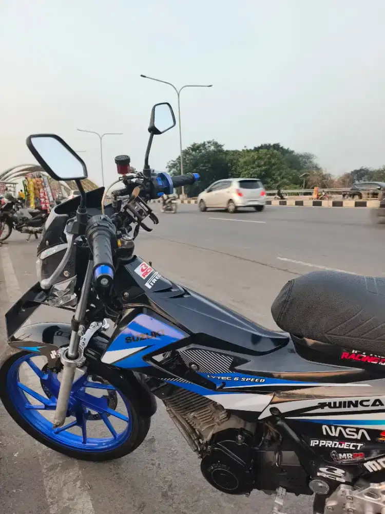 Satria fu 150 warna black