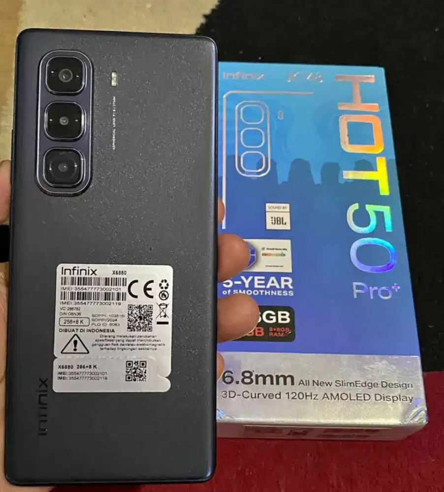 Infinix hot 50 pro, Ram 8+8+256