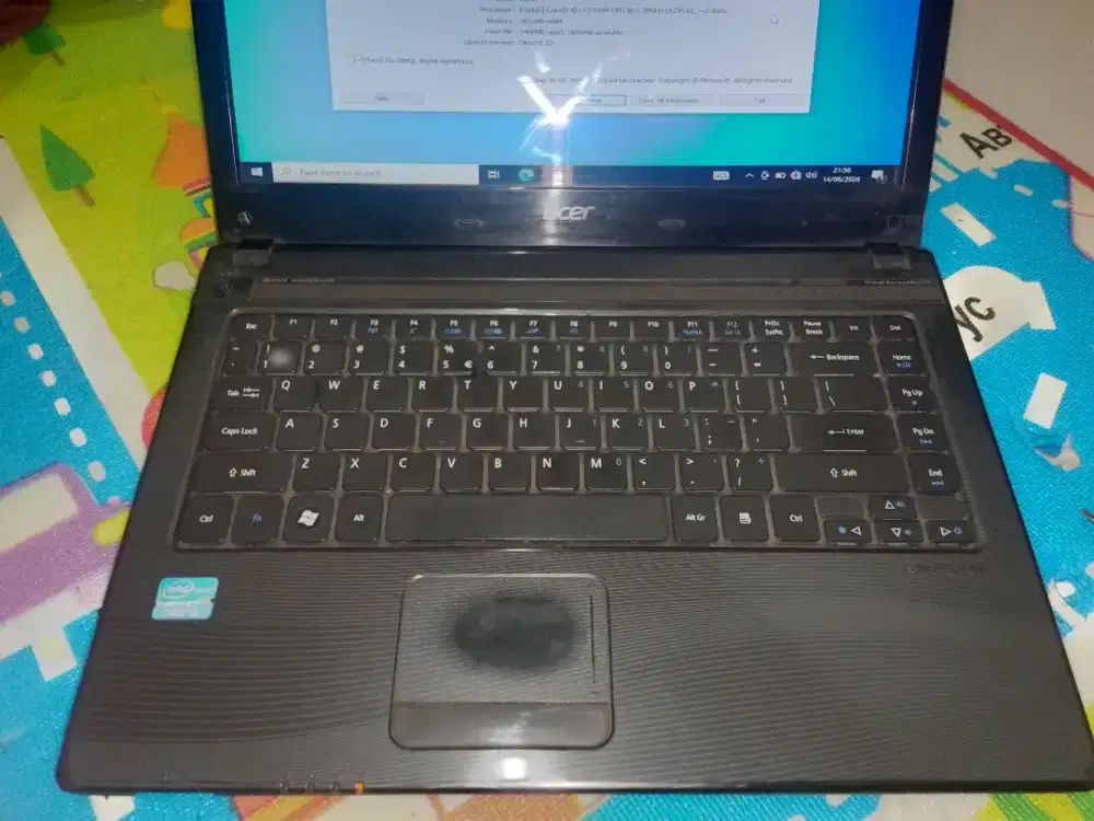 Jual laptop acer aspire 4752 series bekas