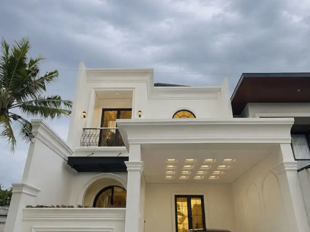 Rumah Baru Mewah American Classic Modern 2 Lantai di Wedomartani, Ngemplak, Sleman dekat Budi Mulia Tajem.
