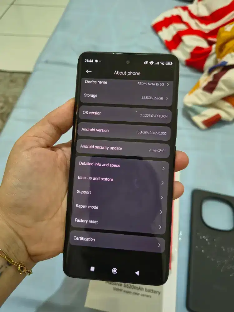 Redmi note 15 pro 8/256
