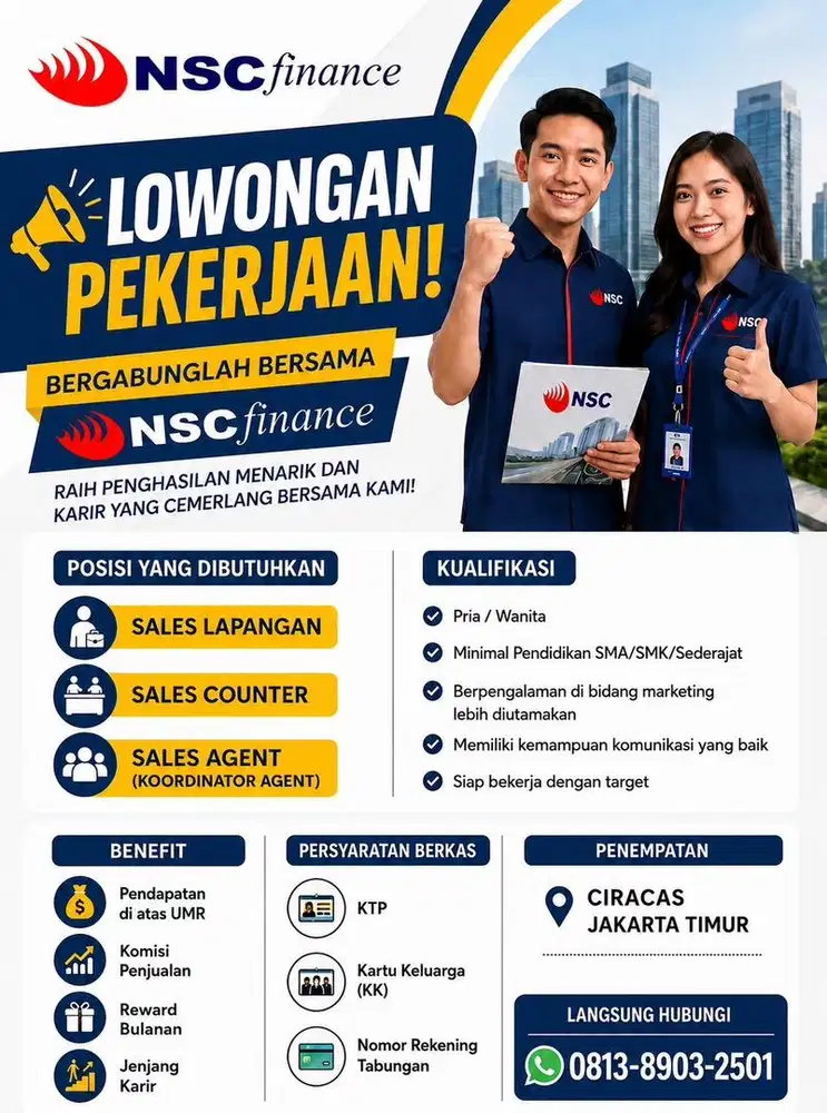 Lowongan Kerja - Sales Executive/Koordinator Bisnis Agent