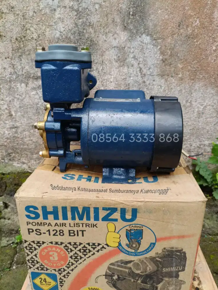 Pompa air shimizu ps 128 bit siap pasang bs tt pompa mu yg rusak