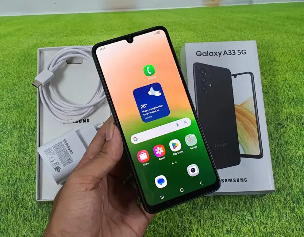 Samsung A33 5G NFC 128GB mulus fullset Resmi SEIN