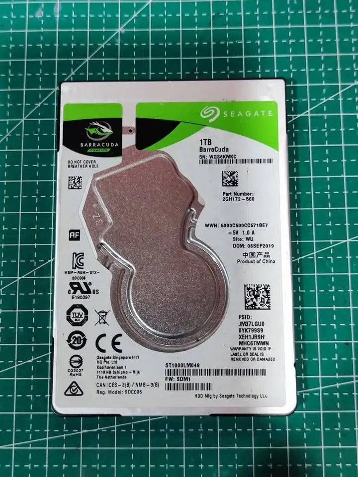 Hardisk 1TB Seagate Green kesehatan 100% (bekas)