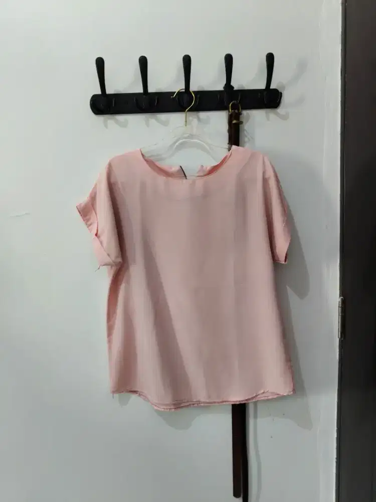 BUNDLING 4 WARNA - Atasan Baju Pakaian Polos Wanita