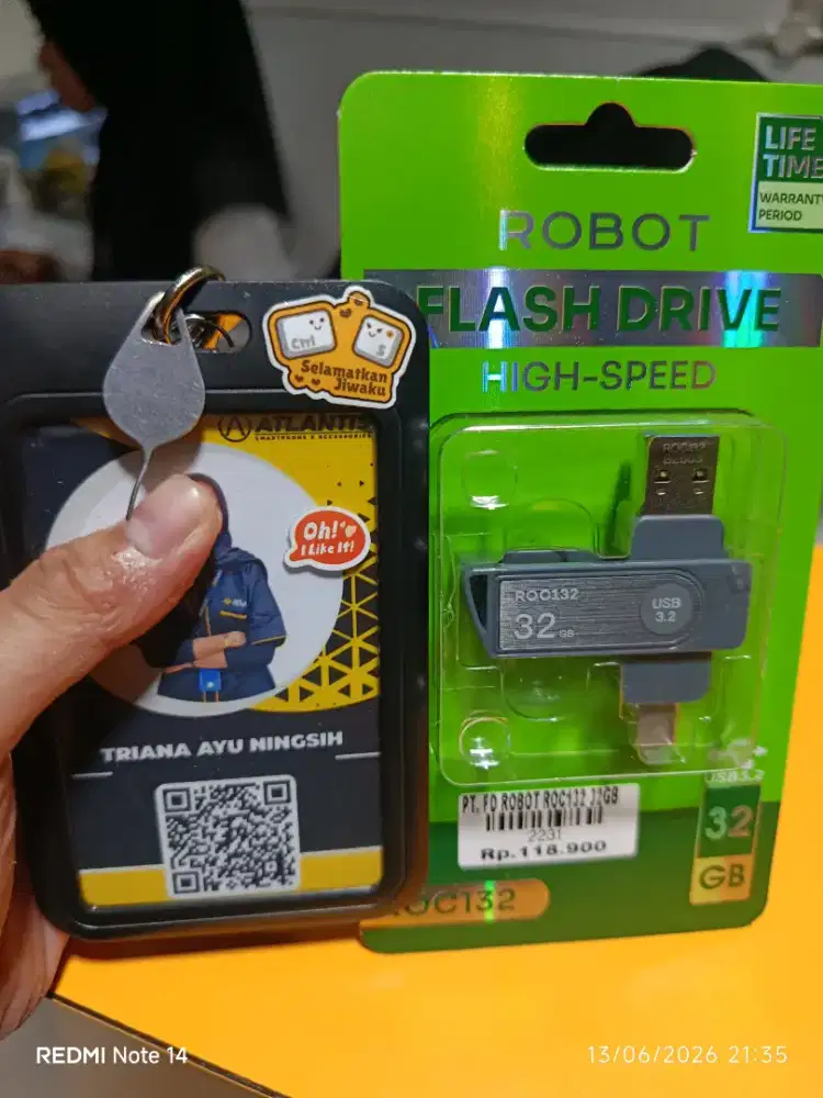 PT FD ROBOT ROC123 32GB | ATLANTIS DAHSYAT