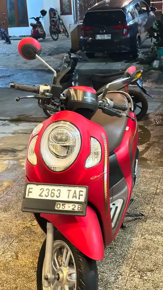 Honda Scoopy Stylish Red 2023 Keyless - Surat Lengkap, Nego Sampe Deal