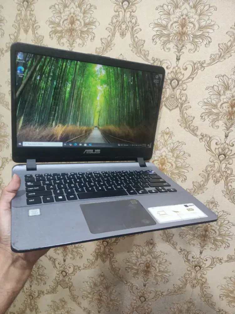 lactop asus x407UAR ram 12 HDD 1 TB finger print normal semua unit cas