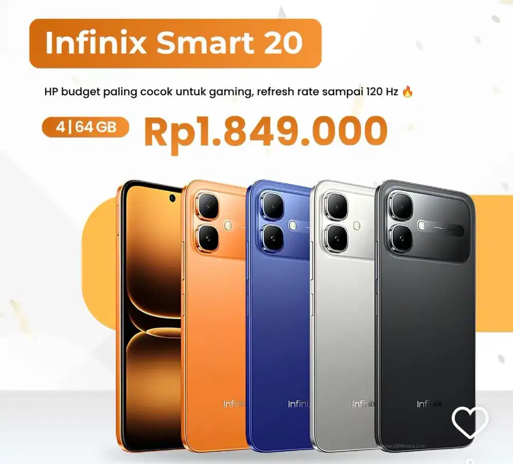 INFINIX SMART 20 4/64 'ATLANTIS DAHSYAT'