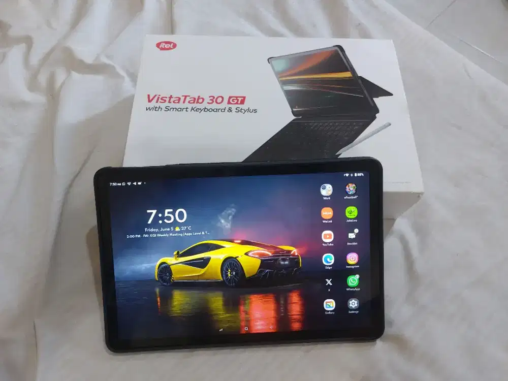 Jual iTel Vista Tab 30 GT (seken/2nd) Mulus Fullset +keyboard n stylus