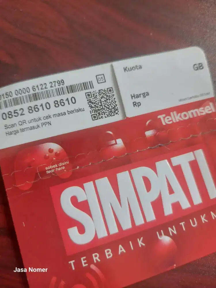 Nomer cantik Telkomsel, serian ABCD ABCD