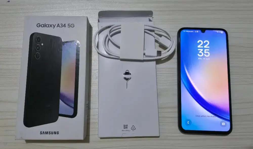 Jual Samsung Galaxy A34 5G Bekas, 8/256GB, Warna Hitam