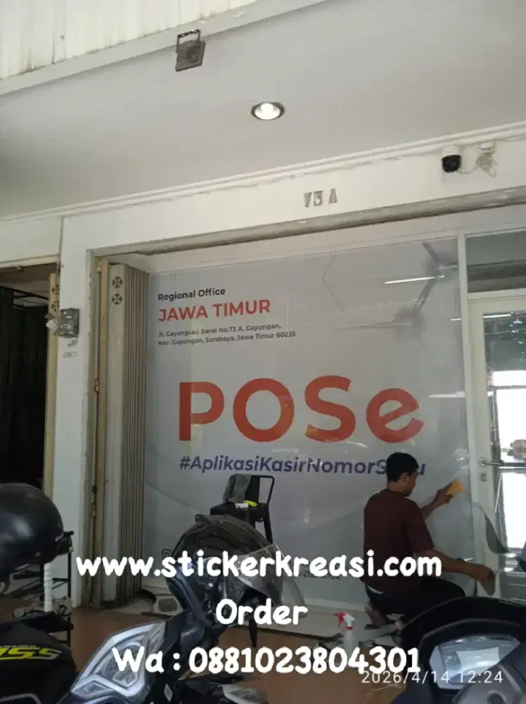 Sedia pasang kaca film dan sticker kaca es sunblast berbagai warna