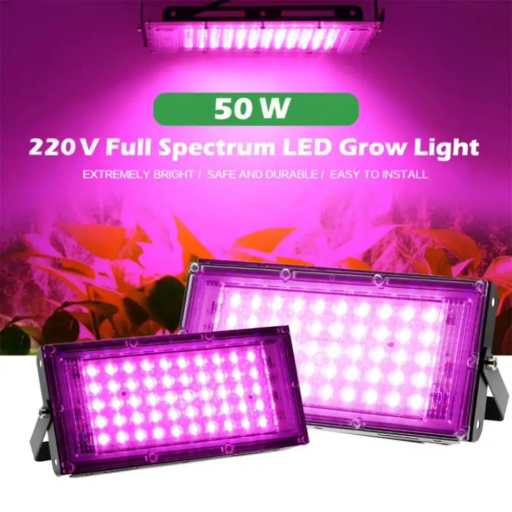 TaffLED Grow Light LED Hidroponik Full Spectrum 2835 SMD 220V 50W