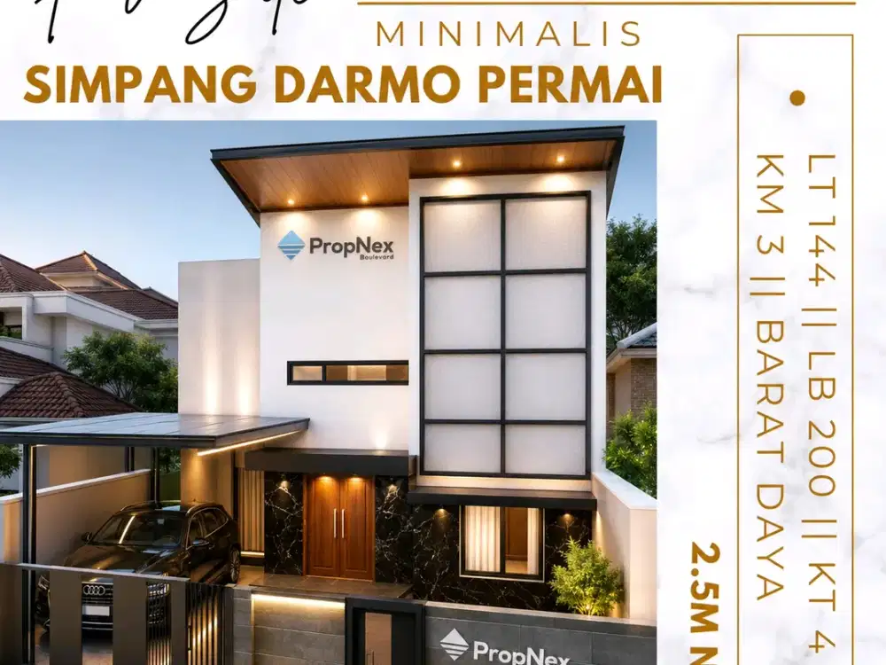 JUAL CEPAT RUMAH MINIMALIS SIMPANG DARMO PERMAI DKT PAKUWON SUKOMANUNGGAL