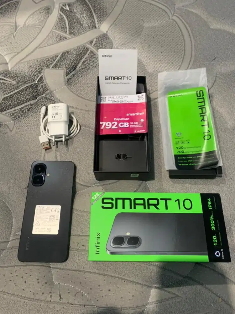 (Nego) INFINIX SMART 10 8/128 Sleek Black (MULUS)