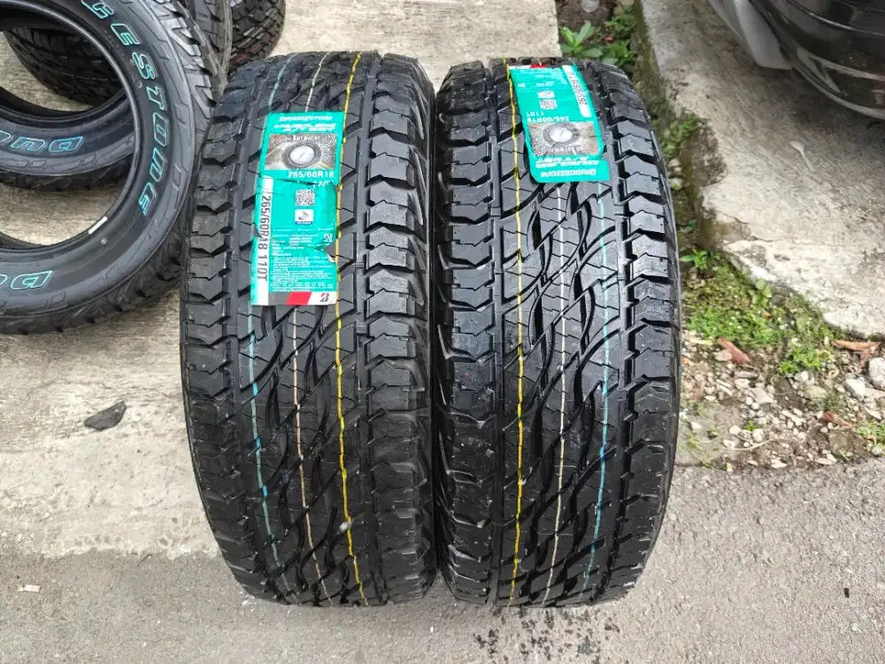 Jual ban baru mrek bregestone dueler A/T ukuran 265 60 R18 2pcs
