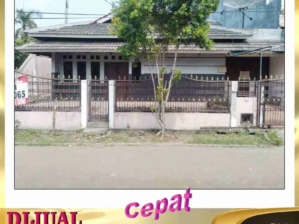 FIJUAL RUMAH 1,5 LANTAI DI TAMAN KENCANA CENGKARENG  JAKARTA BARAT