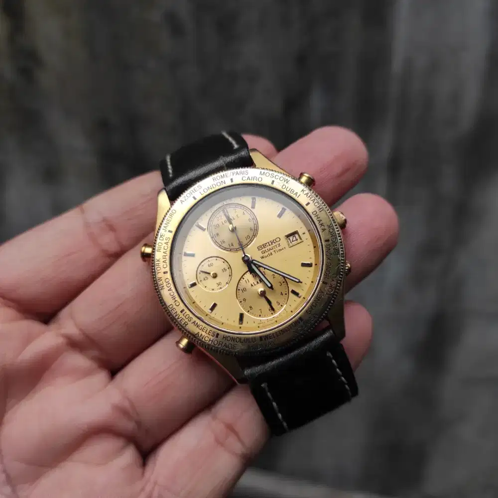 Seiko worldtimer alarm Original vintage