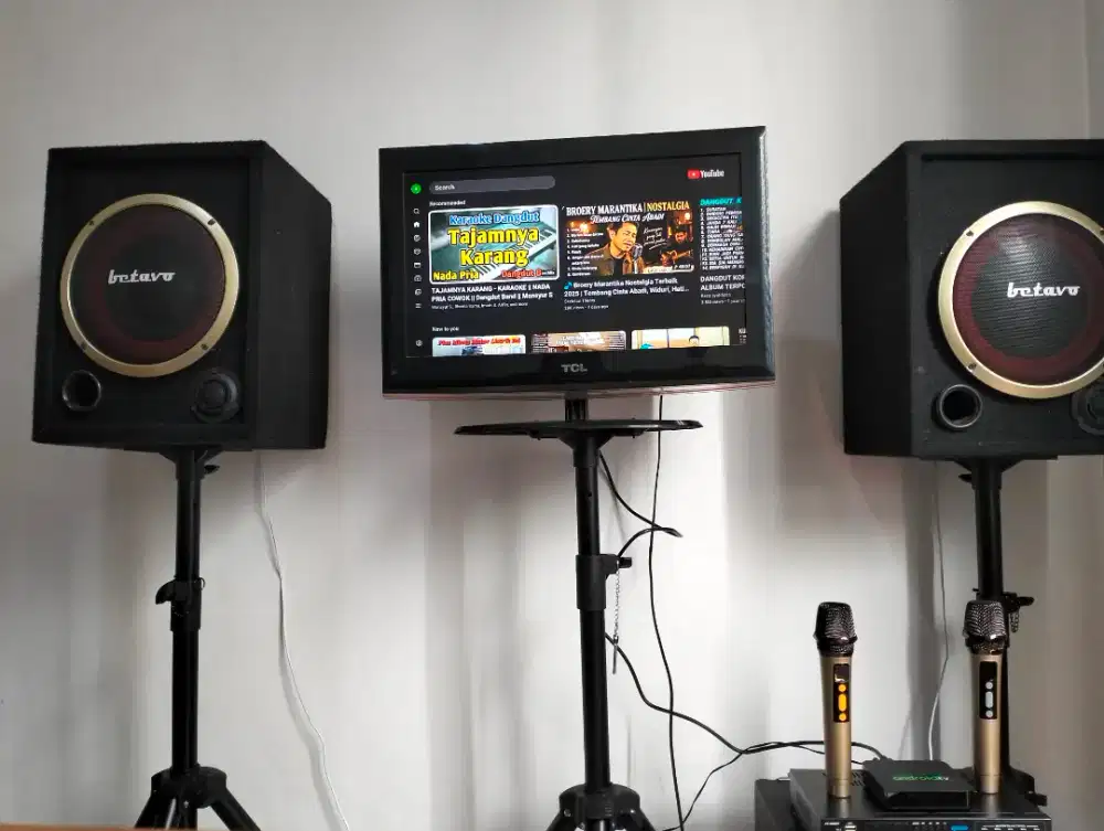 PAKET KARAOKE 1 SET KUMPLIT TINGGAL NYANYI...