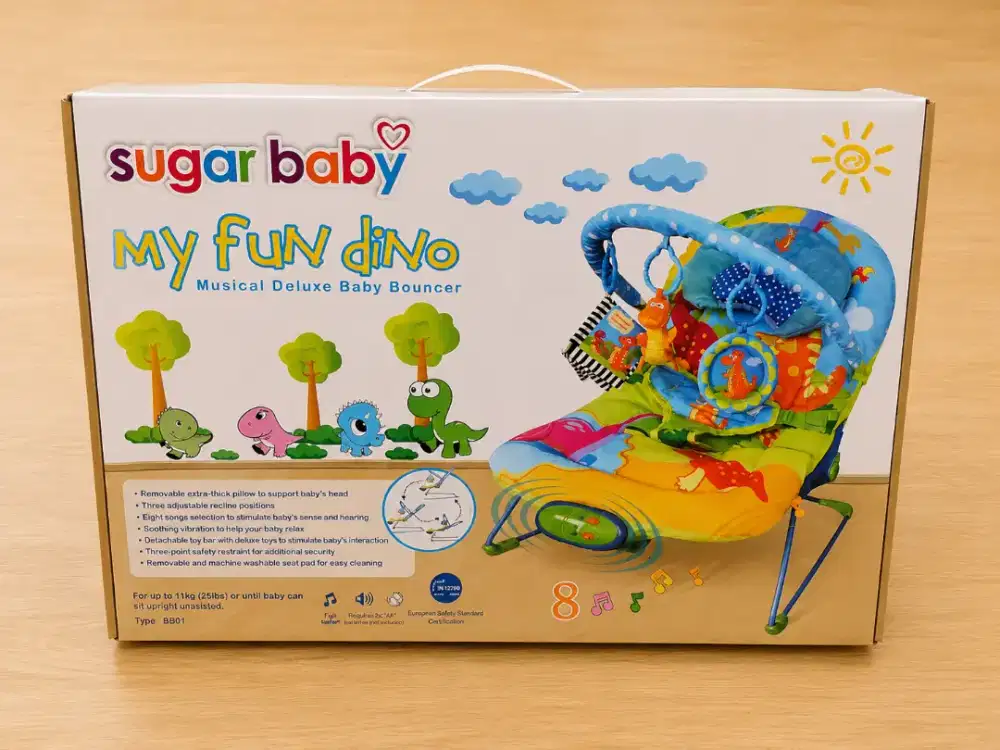 Jual Kursi Bayi dengan Musik / Musical Baby Bouncer Sugar Baby