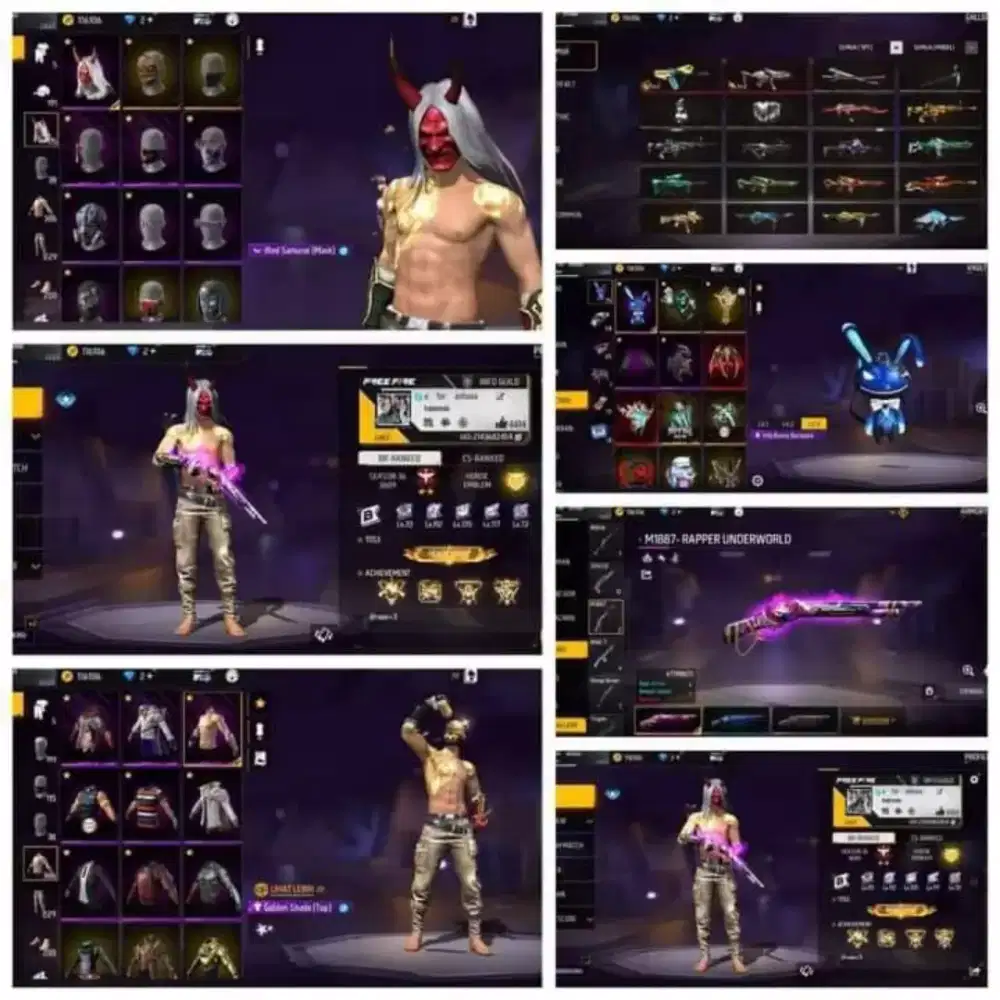 Promo akun epep ff murah spek sultan amanah Real dan terpercaya 100%