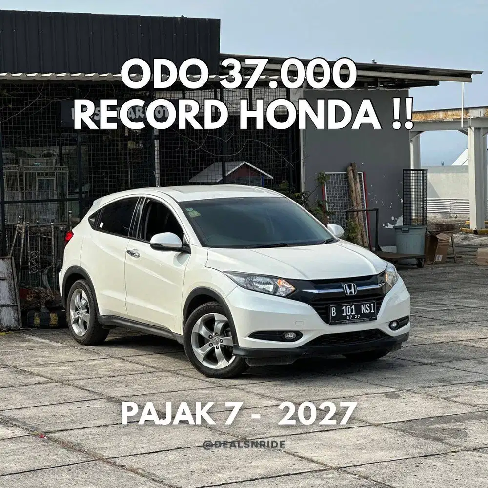 ODO 37.000 SUPER LOW ODO !! PAJAK 7/2027 HONDA HRV E CVT 2017 MULUS