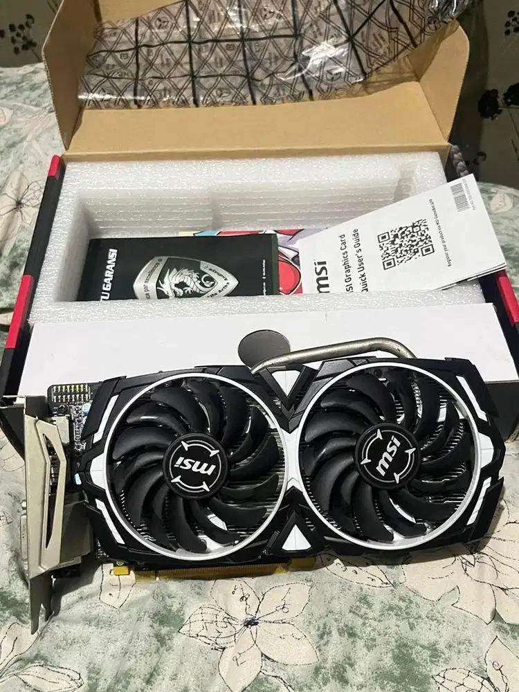 VGA RX 570 4GB MSI ARMOR FULLSET GDDR5