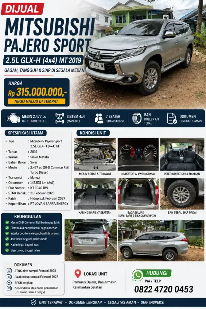 Pajero dakar 4x4 manual