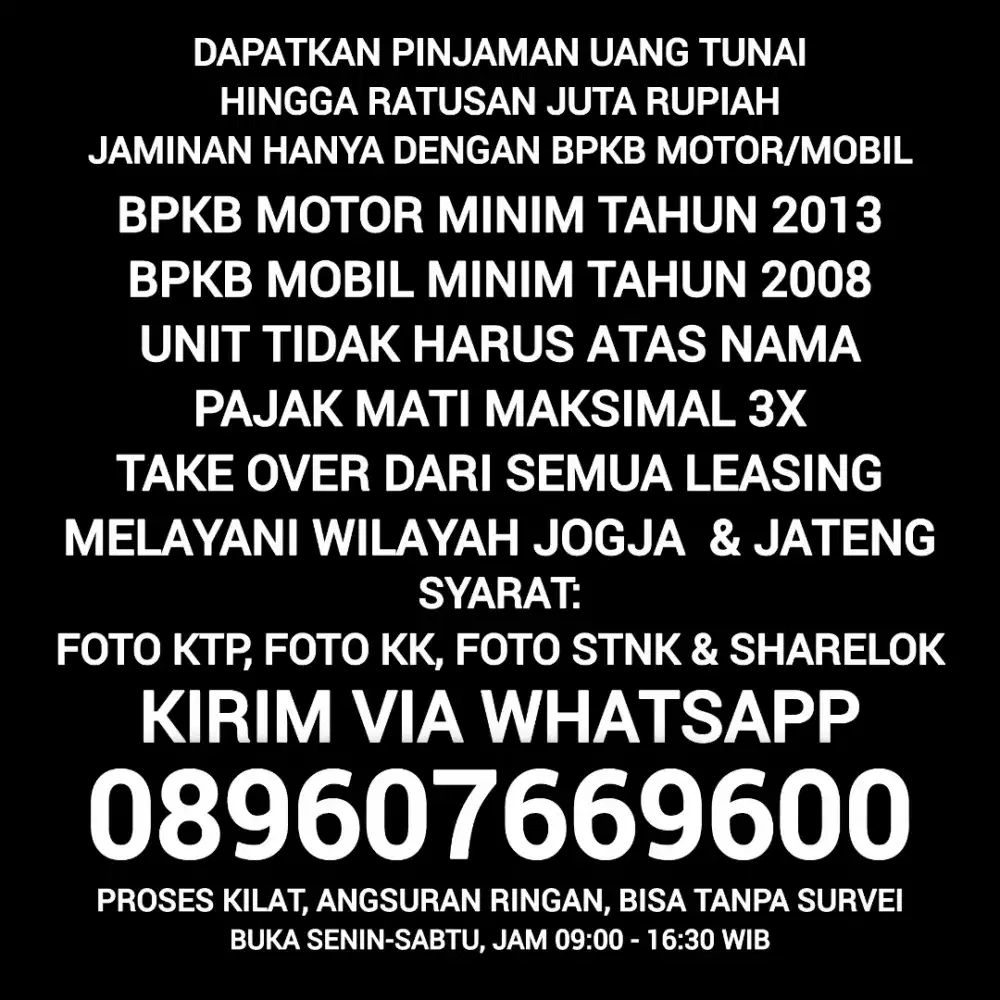 Siap melayani Bapak Ibu
