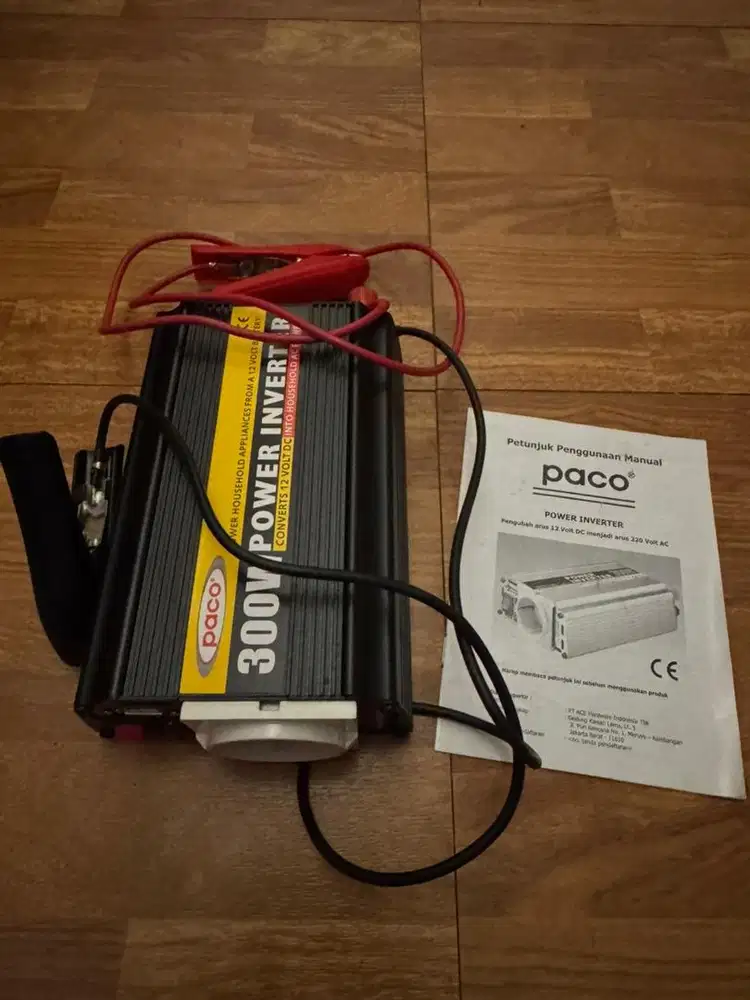 Power Inverter Paco 300W 12V DC ke 220V AC – Kondisi Normal