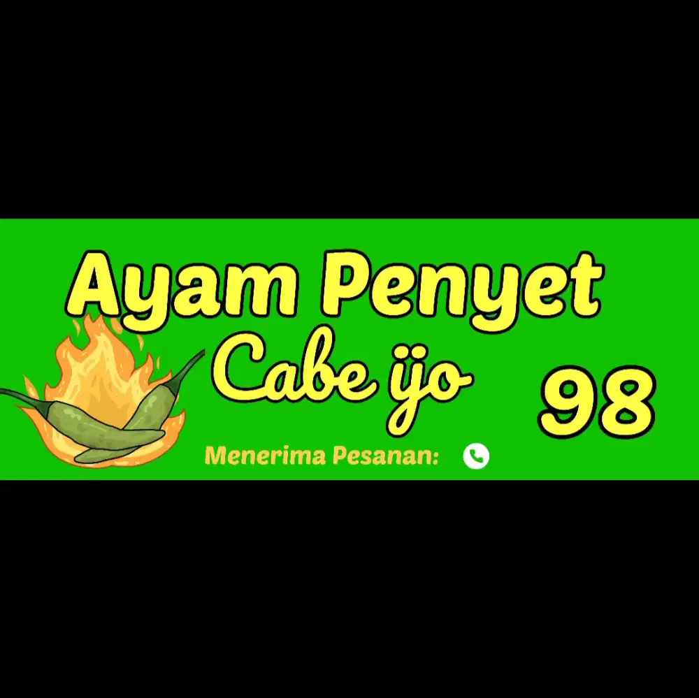Lowongan ayam penyet cabe ijo 98