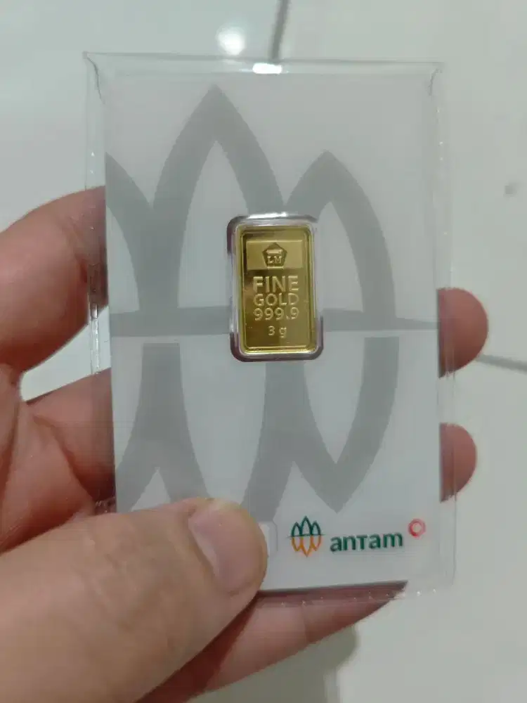 Logam Mulia LM Antam Certieye Redmark Mulus 3gram harga nett