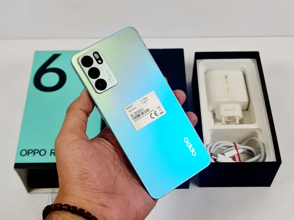 OPPO RENO 6 5G NFC 128GB mulus fullset Original
