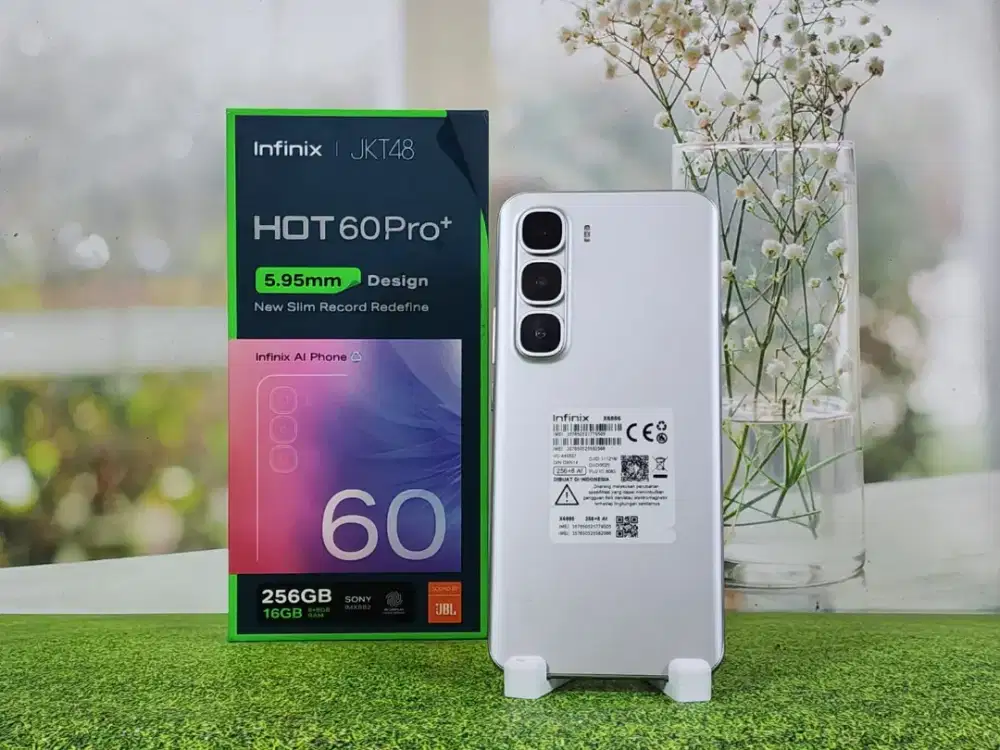 Infinix Hot 60 pro+ Plus NFC 8/256 mulus fullset Original