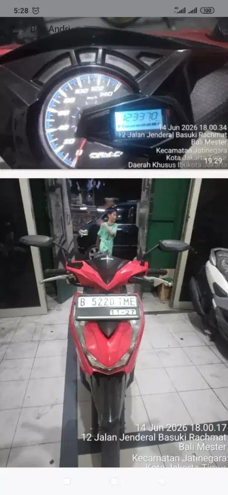 HONDA BEAT TH 2022 MULUS  99% SPT BARU (KM 12RB ASLI)
