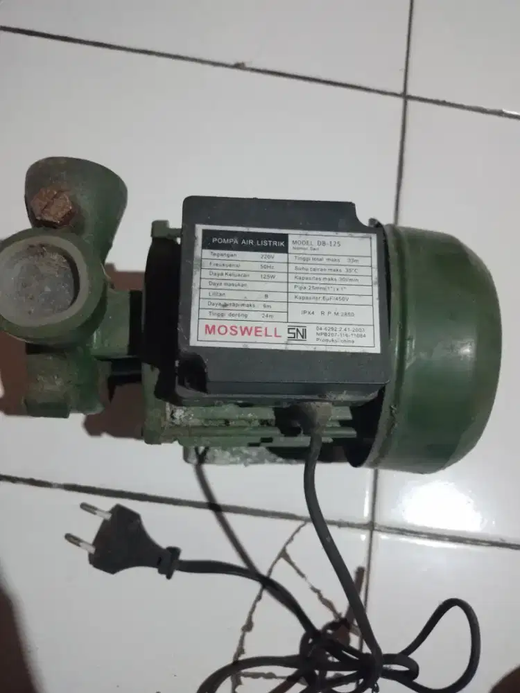 Dijual Pompa Air Listrik SNI