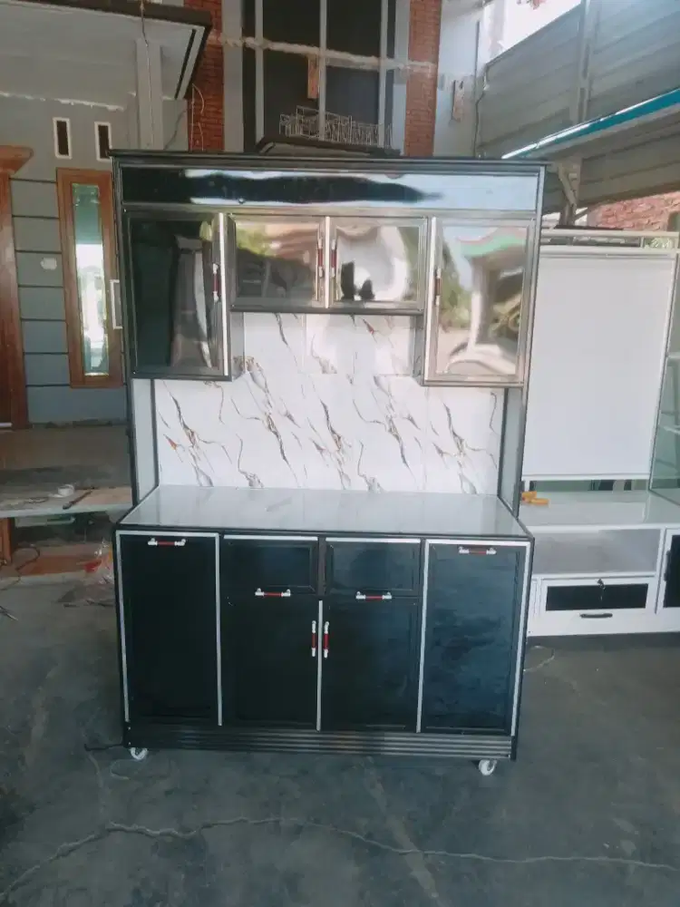 Lemari rak piring acp premium