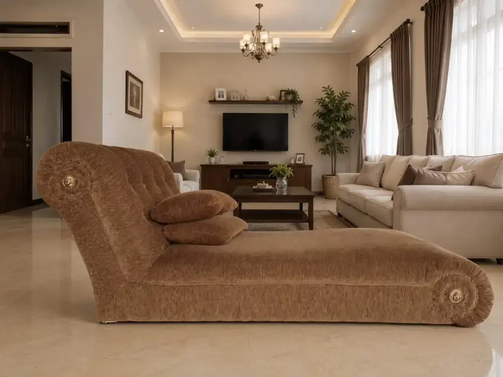 Sofa santai free 2 bantal