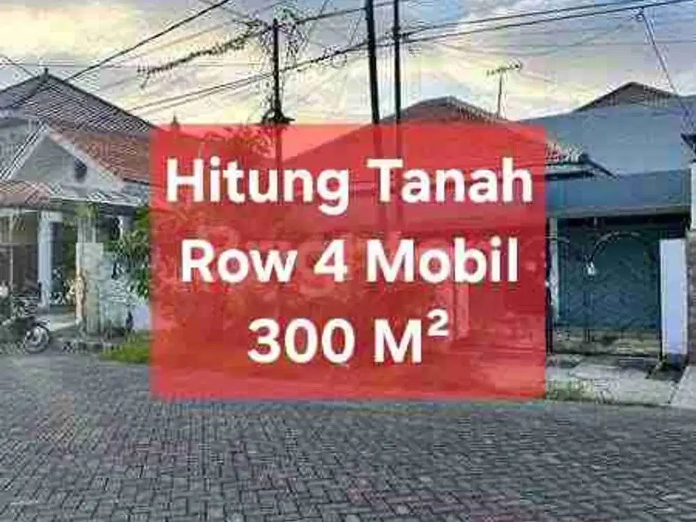 9.5 JT/m² Manyar Kartika dkt Jaya,Tirtoyoso,Tirtomoyo,Tirtoasri,Kertajaya Indah,Dharmahusada,Sutorejo,Mulyosari,Klampis Anom,Wisma Permai,Mukti,Babatan Pantai Mentari,Nginden Intan