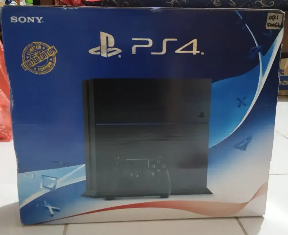 PS4 Fat 500GB Fullset Box Original + BONUS TV