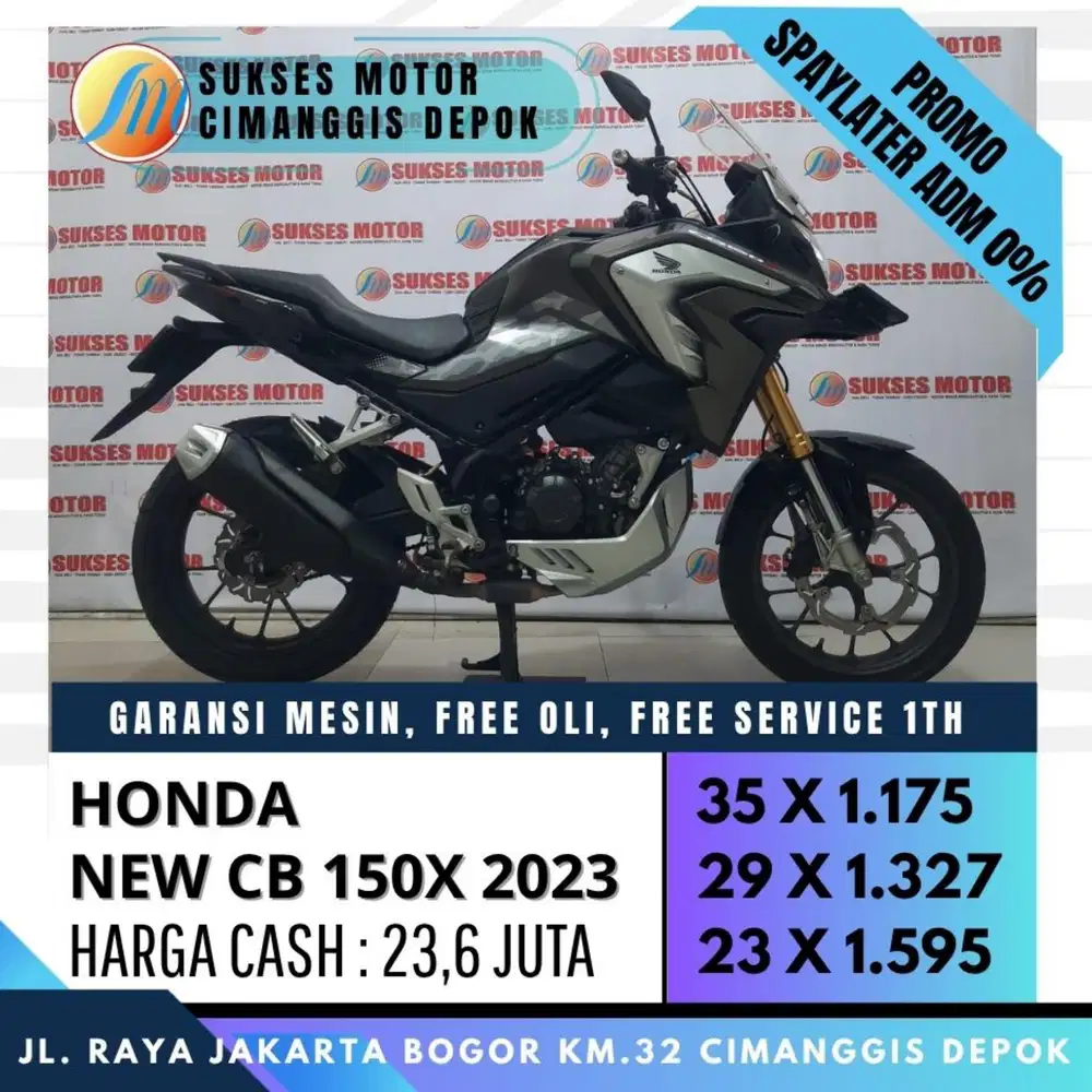 CB 150 X 2023 CASH KREDIT UNUT MULUS ISTIMEWA [SUKSES MOTOR]