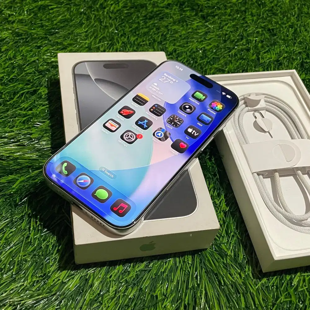 Iphone 16 pro 128gb white titanium ibox bh 100% garansi resmi on