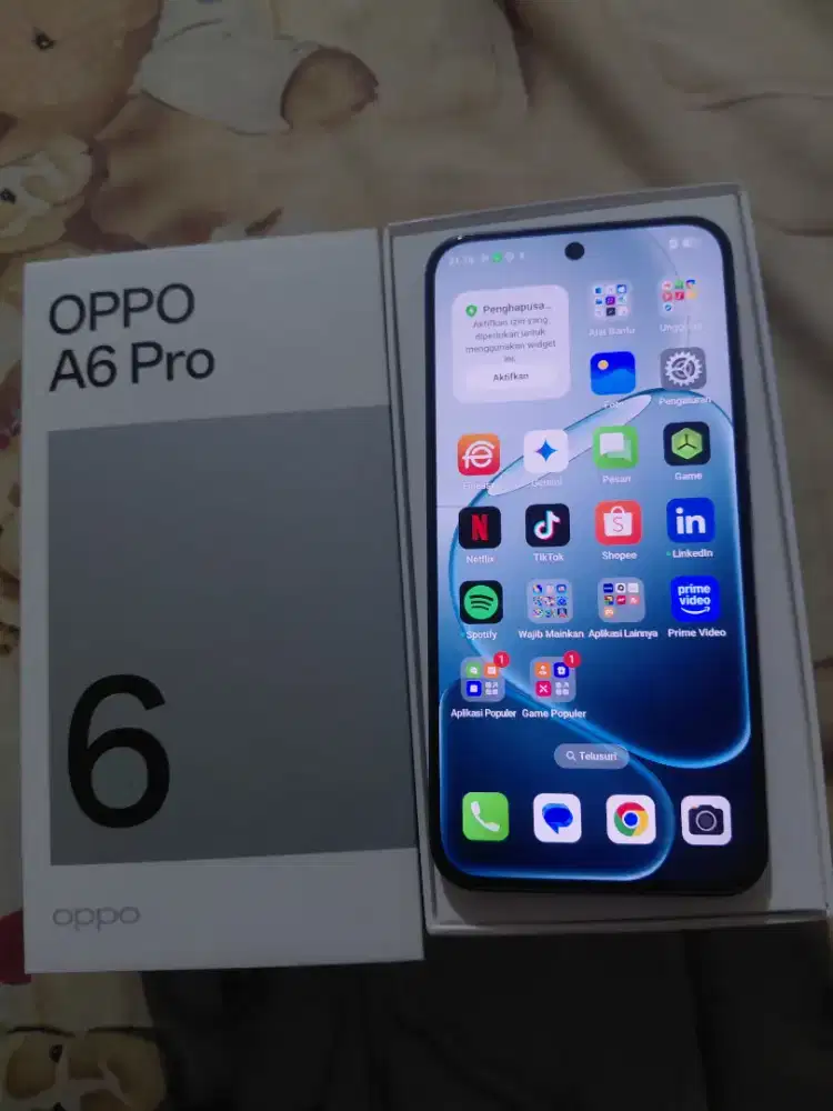 Oppo A6 pro ram 8/256 fulset mulus